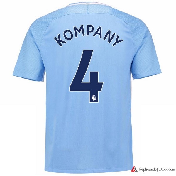 Camiseta Manchester City Primera equipación Kompany 2017-2018
